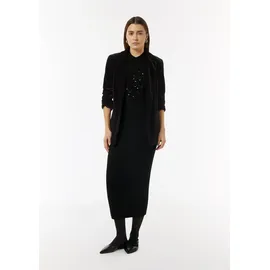 Comma, Minikleid Strickkleid Schwarz 36