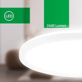 Briloner Led Deckenlampe Deckenleuchte led Panel Effizienzklasse A, Flach Backlight