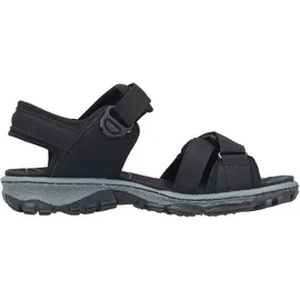 Rieker Trekkingsandale Herren Schwarz 42