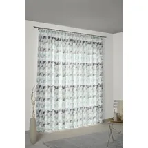 Wirth Vorhang WIRTH "Berlare" Gr. 2, grün (mint), B:132cm H:175cm, Jacquard, Baumwolle, Polyester, Gardinen