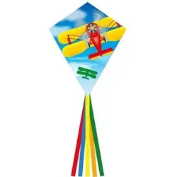 INVENTO 102125 Kinderdrachen Ecoline: Eddy Classic Biplane 70 cm