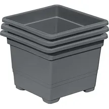 Gartenpirat Pflanzkübel 32 x 32 x 26 cm Grau