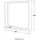 Home Deluxe Holzlager Nanga 180 x 180 x 38 cm