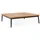 Musterring Loungetisch Menorca 90 x cm Aluminium Braun Teak