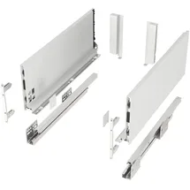 SOTech Schubkastensystem JUNKER SLIM H: 167 mm L 550 mm 40kg Soft Close weiß