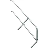 Euroline Treppengeländer 5 Stufen 60° grau Aluminium