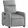 vidaXL Massagesessel 50 x 76,5 x 50 cm Hellgrau mit Fernbedienung