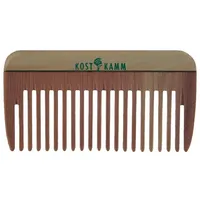 Kost Kamm Mini-Taschenkamm Holz 8cm, grob (19)
