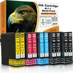10er Set D&C Tinte für Epson Expression Home XP-2150  Drucker