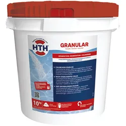 10 kg HTH Pool Granular Chlor 68 % - schnelllöslich (anorganisch)