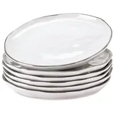 Mirabeau Teller-Set Biarré 6er Set weiß