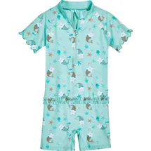 Playshoes UV-Schutz Einhornmeerkatze" - Braun,Weiß,Hellblau - 86/92