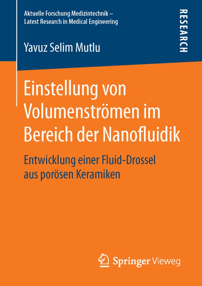 Einstellung Von Volumenströmen Im Bereich Der Nanofluidik - Yavuz Selim Mutlu  Kartoniert (TB)