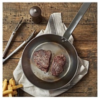 De Buyer Steaklover Bratpfanne 26 cm mit Pfannenwender und Mühle