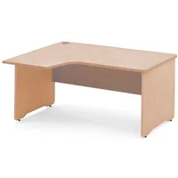 Rocada Schreibtisch Work L-Form links BxTxH 180x120x72cm melaminbeschichtet buche