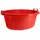 Lockweiler Wanne oval Kunststoff 65 cm 40 l rot
