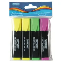 Stylex Textmarker 4 St. farbig sortiert