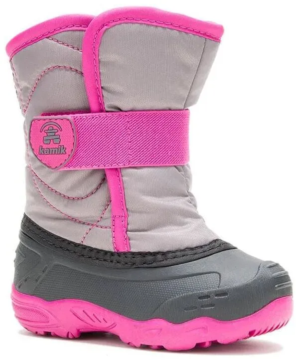 Kamik Snowbug 5 grey/pink-gris/rose (GPI) 22