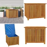 Vidaxl - Gartenbox 75x75x58 cm Massivholz Akazie - Holz Gartenbox - Akzientenschrank - Gartenschuppen - Outdoor Box - Lagerschrank - Home & Living