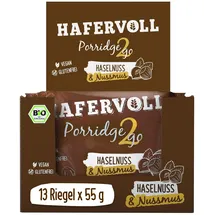 HAFERVOLL Porridge2Go, 13 x 55 g Riegel