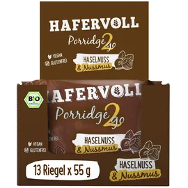 HAFERVOLL Porridge2Go, 13 x 55 g Riegel