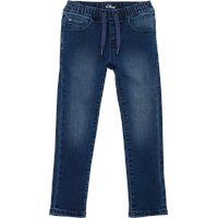 s.Oliver 5-Pocket-Jeans Jeans Joggstyle Brad / Slim Fit / Mid Rise / Slim Leg Waschung blau