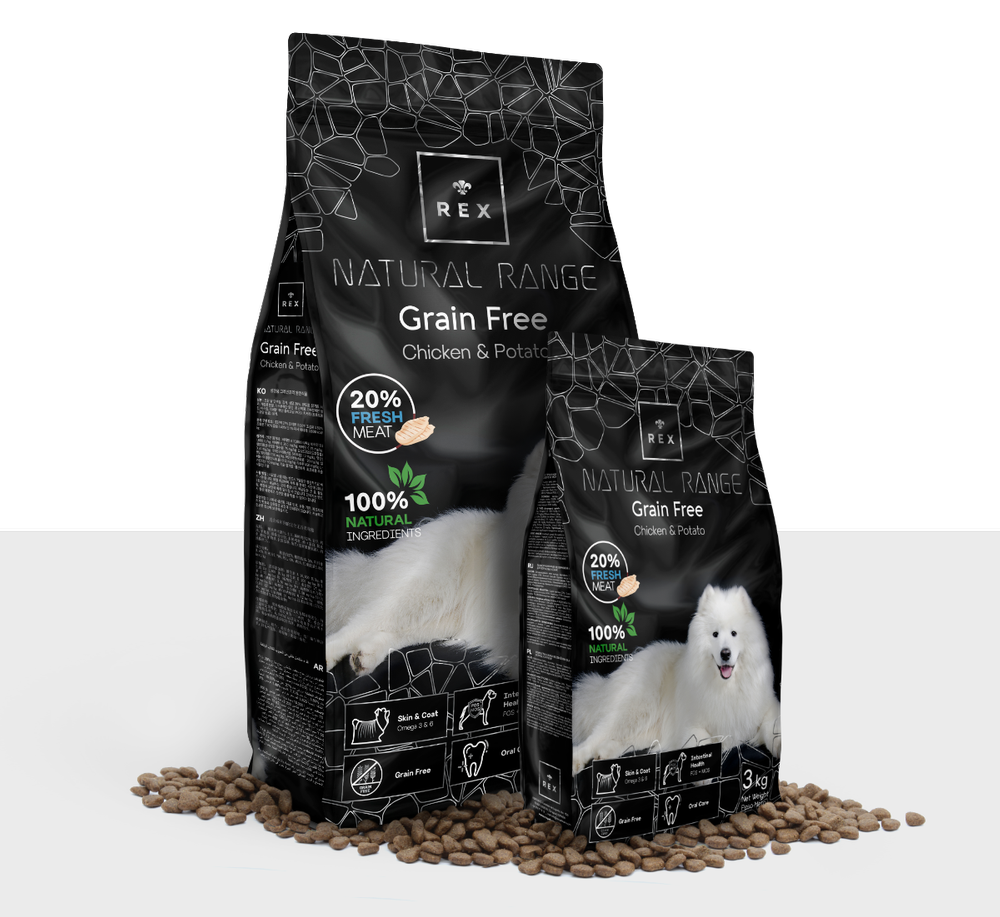 Rex Natural Range Grain Free Chicken & Potato 2x14kg -3% billiger (Rabatt für Stammkunden 3%)