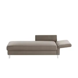 Nehl Liege Easy Flachgewebe 220 x 80 x 96 cm Grau mit Schlaffunktion