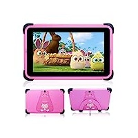 weelikeit Kinder-Tablet, 7 Zoll, Android 11.0 Tablet-PC für Kinder, 2 GB RAM 32 GB ROM, Kinder-Tablet mit WLAN, IPS-HD-Display, Kindersicherung, integriertes Gehäuse für Kinder (Rosa)