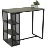 Bartisch Klara, Dekor Fischgrät grau