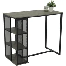 Bartisch Klara, Dekor Fischgrät grau