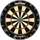 WINMAU Blade 6 Dartscheibe Set mit Dart Surround