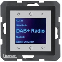 Berker Radio Touch DAB+, Bt., Q.x anthrazit