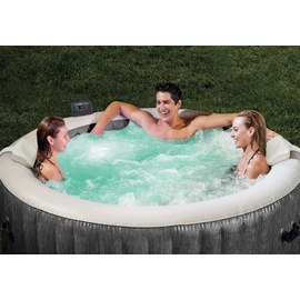 Intex PureSpa Bubble 196 x 71 cm greywood deluxe