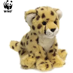 Plüschtier Gepard (sitzend, 19cm) lebensecht Kuscheltier Stofftier Raubkatze
