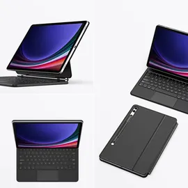 DUX DUCIS MK Tastatur für Samsung Galaxy Tab S9+/S8+/S7+ Schwarz