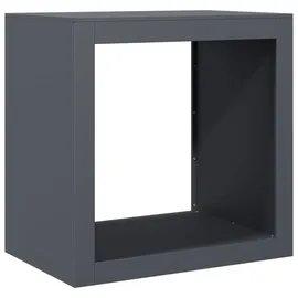 vidaXL Brennholzregal Stahl 60 x 40 x 60 cm Anthrazit