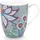 Pip Studio Flower Festival Kaffeetasse 0,35 l Blau