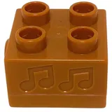 LEGO® LEGO® DUPLO® 2x2 Effektstein Urwald Braun 10974 Menge 1x Spielbausteine, (Bausteine, 1 St., Kreativ-Set), Made in Europe braun