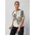 s.Oliver Festliche Chiffon-Bluse mit Plissee und Rüschen Creme/Mehrfarbig 36