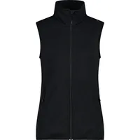 CMP Damen Weste Fleeceweste, NERO-TITANIO 13TP, 44