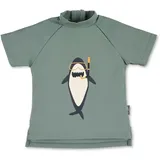 Sterntaler Kurzarm-Schwimmshirt Hai dunkelgrün, 86/92