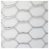 Niederberg Metall Maschendraht Kaninchendraht Drahtgitter Sechseckgeflecht 25m Drahtrolle 75cm(H) Maschenweite 25x25mm 0.8mm verzinkt