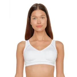 SUSA Sport-BH SUSA "Sport BH Move medium", Damen, Gr. 70, Cup E, weiß, Obermaterial: 49% Polyamid PA. 33% Polyester PES. 18% Elasthan EL., BHs Sport-BH