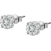 Christ Ohrstecker 89107164 transparent/weiß 585er Weißgold 2 Diamant