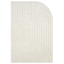 s.Oliver Teppich S.OLIVER "Cilla, besondere Form, modernes Design, dichte Qualität", beige (creme), B:240cm H:11mm L:320cm, Kunstfaser, Teppiche, Teppich, Woll-Look, Skandi, Boho, leichter Glanz, Wohnzimmer, Schlafzimmer