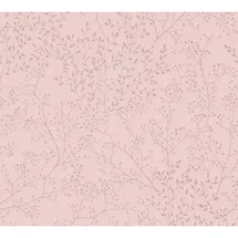 A.S. Création Vliestapete Trendwall 2 Blumen Vintage Rosa Glänzend FSC®