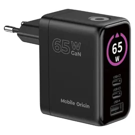 mobile origin MO-65WDCH-PW20, Drinnen, AC, Schwarz - Schwarz