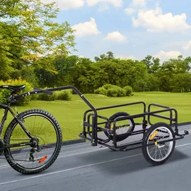 Homcom Transportanhänger schwarz