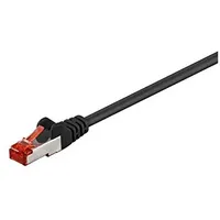 goobay CAT 6 S/FTP PiMF, 0,15m, schwarz
